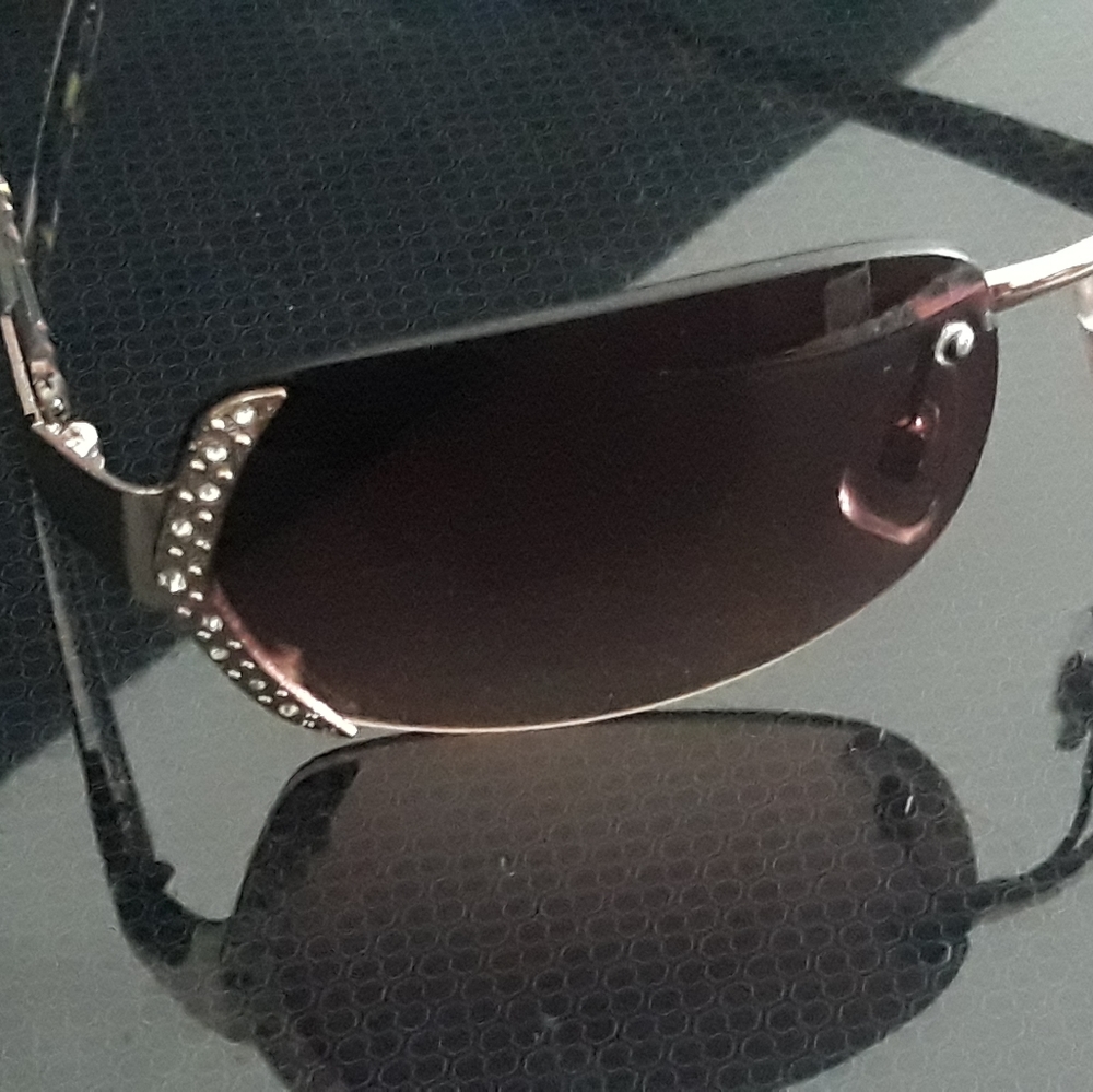 Relic Sunwear "Penny" Studded Tortoise Frame Sunglasses - Ombre Lens Sunnies - Picture 11 of 13